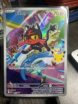 Pokemon TCG First Partner Illustration Collection Series 1 Gen 7 Alola Starters - Image 1
