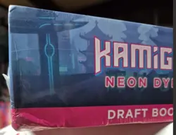 MTG Kamigawa Neon Dynasty Draft Booster Box Sealed**Damaged bottom Corner** - Image 3
