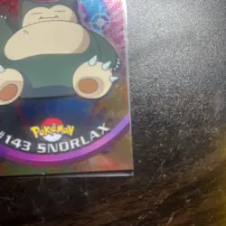 Topps Pokemon TV Animation Edition Series 3 Holo Foil #143 Snorlax - Image 2