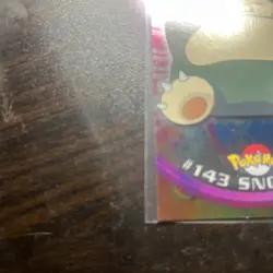 Topps Pokemon TV Animation Edition Series 3 Holo Foil #143 Snorlax - Image 3