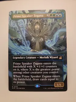Prime Speaker Zegana 439 Anime Borderless MtG Ravnica Remastered Regular - Image 1