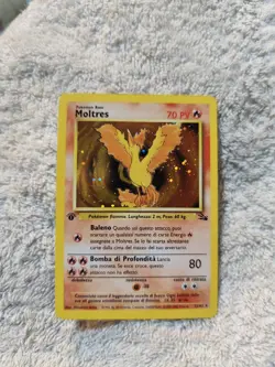 Pokemon TCG- MOLTRES #12 HOLO set FOSSIL - 1a Prima Edizione ITA 12/62 2000 - Image 1