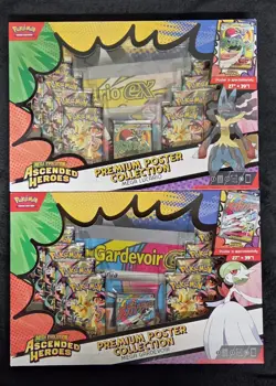 Pokemon Ascended Heroes Premium Poster Collection Mega Lucario/Gardevoir Bundle - Image 1