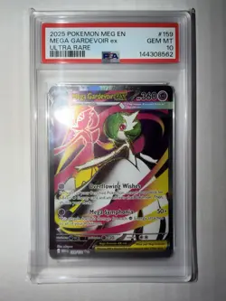 2025 Pokemon Mega Evolution Gardevoir ex Ultra Rare #159/132 *GEM MINT PSA 10* - Image 1