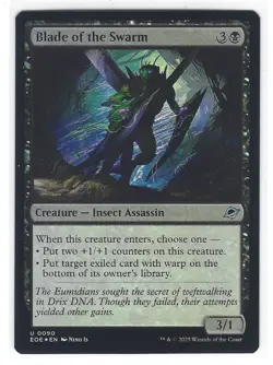 Blade of the Swarm | FOIL | NM | MTG | 0090 | Uncommon | EOE - Image 1