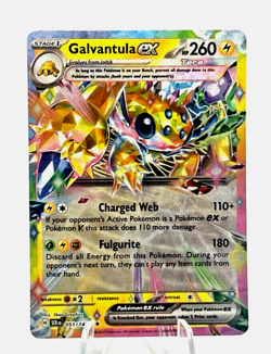 Galvantula ex 051/142- Stellar Crown -Double Rare Holo TCG Pokemon NM - Image 1