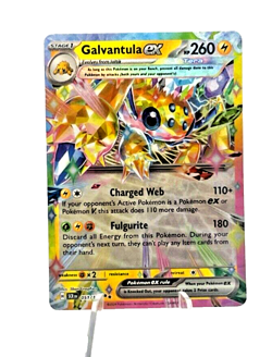 Galvantula ex 051/142- Stellar Crown -Double Rare Holo TCG Pokemon NM - Image 3
