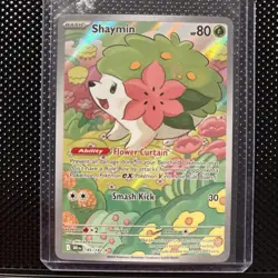 2025 Pokemon - Shaymin Illustration Rare 185/182 - Destined Rivals - Image 1