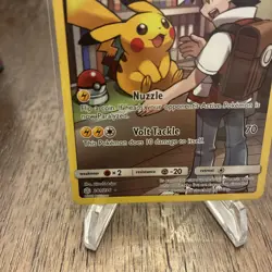 Pokemon Pikachu 241/236 Alt Art Secret Rare Cosmic Eclipse Sun & Moon (MINT) - Image 3