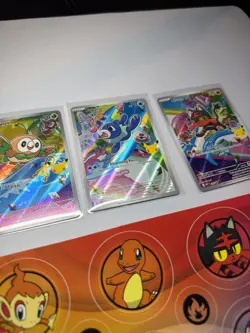 Pokemon TCG First Partner Illustration Collection Series 1 Alola Gen 7 Starters - Image 3
