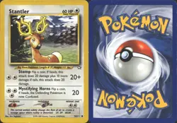 STANTLER 76/111 COMMON NEO GENESIS POKEMON MP - Image 1