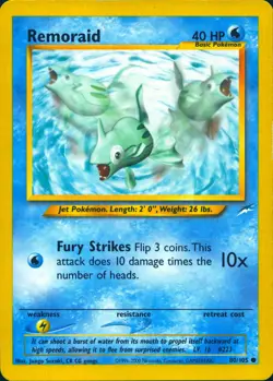 REMORAID 80/105 COMMON NEO DESTINY POKEMON UNLIMITED MP - Image 1