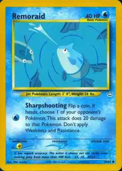 REMORAID 50/64 COMMON NEO REVELATION POKEMON UNLIMITED MP - Image 1