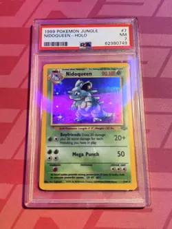 1999 Pokemon Jungle Nidoqueen Holo #7 Unlimited PSA 7 WOTC Vintage - Image 1