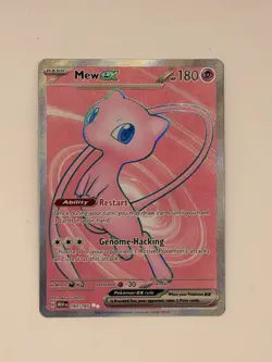 Pokemon Mew ex 193/165 Sv: Scarlet & Violet 151 Ultra Rare Full Art - Image 1