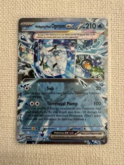 Pokemon Twilight Masquerade Wellspring Mask Ogerpon ex 64/167 Double Rare NM - Image 1