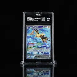Zapdos ex 202/165 Scarlet & Violet 151 SIR Special Illustration Rare - TAG 8.5 - Image 1