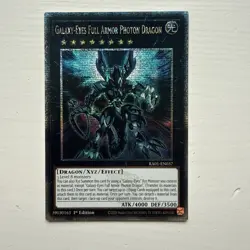 YuGiOh! Galaxy-Eyes Full Armor Photon Dragon RA01-EN037 Quarter Century 1st Ed - Image 1