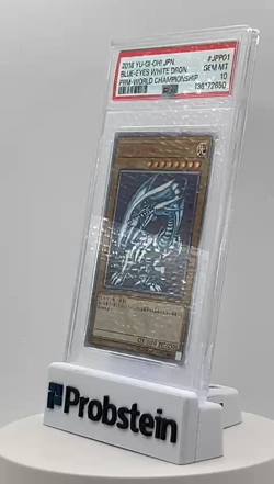 2018 YU-GI-OH! JPN BLUE-EYES WHITE DRAGON WORLD CHAMPIONSHIP JPP01 PSA 10 - Image 2