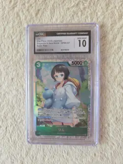 One Piece Emperors In The New World Op09-037 Lim Super Rare PSA 10 GEM MINT - Image 1