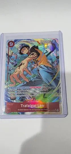 Trafalgar Law - OP14-009 (Alternate Art) OP14-009 The Azure Sea's Seven Foil - Image 1