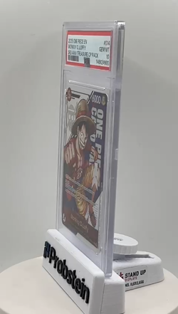 2025 ONE PIECE JPN PROMOS OFFICIAL EVENT TOP PRIZE #014 MONKEY D. LUFFY PSA 10 - Image 2