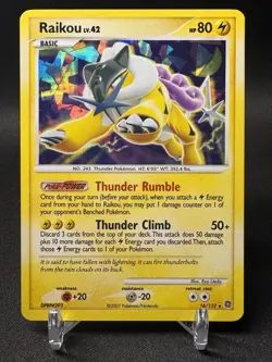 Pokemon TCG Raikou Pokemon Promos 16/132 exclusive Cracked Ice Holo - Image 1