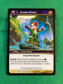 WORLD OF WARCRAFT, WOW CCG/TCG - (THROUGH THE DARK PORTAL) SINGLE CARDS - Image 5