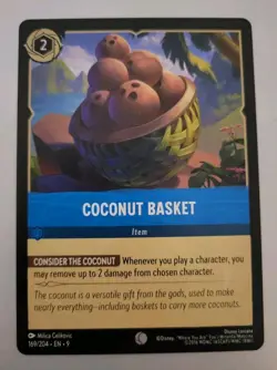 Disney Lorcana TCG - Fabled: Coconut Basket (169/204) - Common - Near Mint - Image 1