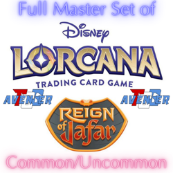 Disney Lorcana - Reign Of Jafar - Complete Common & Uncommon Set All 126 - Image 1