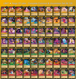 Disney Lorcana - Reign Of Jafar - Complete Common & Uncommon Set All 126 - Image 3
