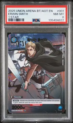 2025 Union Arena Attack on Titan PSA Graded Cards Levi Mikasa Eren Armin Choose - Image 3