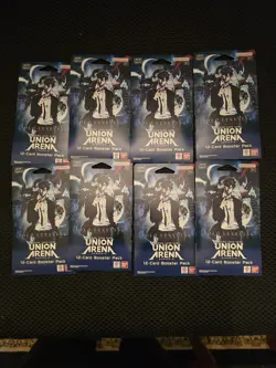 Union Arena Solo Leveling Sleeved Booster Pack English Lot x8 - Image 1