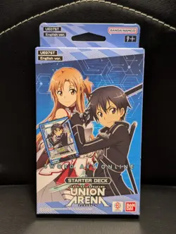 UNION ARENA Sword Art Online Starter Deck 50 Cards Bandai English Version - Image 1