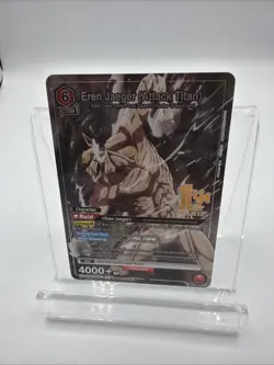 Union Arena Eren Yeager Alternate Art Promo Attack On Titan - Image 1