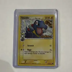 Pokemon Totodile 67/101 Dragon Frontiers Reverse Holo Common 40HP Basic English - Image 1