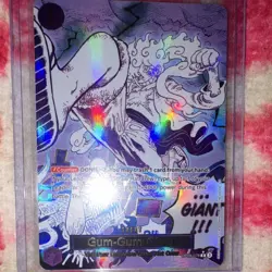Bandai One Piece CCG Gum-Gum Giant OP09-078 Event Holo English Card Stock Card - Image 1