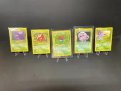 Pokemon WOTC Vintage 5 Card Lot Holo Vileplume Dark Weezing Team Rocket - Image 2