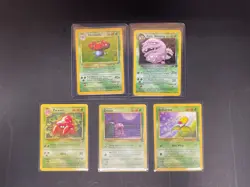 Pokemon WOTC Vintage 5 Card Lot Holo Vileplume Dark Weezing Team Rocket - Image 3