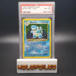 Blastoise - 2/102 - Base Set - Pokemon Card - PSA 8 NM - MT - Image 1
