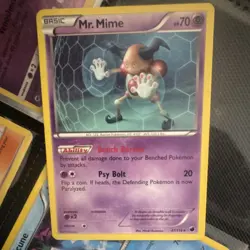 Pokemon Mr. Mime 47/116 Plasma Freeze Rare Basic HP70 Regular English Card - Image 1