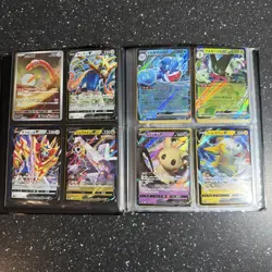 Pokemon Cards Collection Binder Pikachu Charizard Holo Rare Illustration Lot E - Image 2