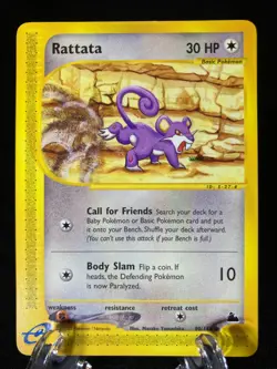 Rattata 90/144 Skyridge Common Pokemon TCG Card NM Never Played - Image 1