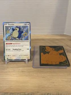 Pokemon Snorlax Baby Shiny Holo Card Paldean Fates 202/091 - Image 1