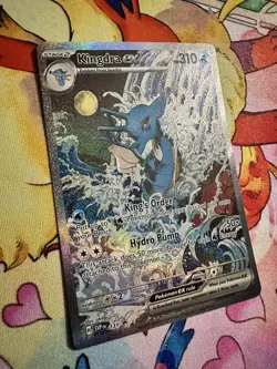Kingdra ex SVP 131 Pokemon Scarlet and Violet Promo NM - Image 2