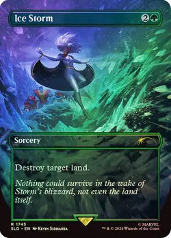 Magic The Gathering MTG ICE STORM FOIL Secret Lair Drop Series NM Near Mint - Image 1