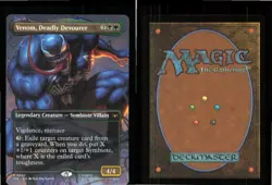 Venom, Deadly Devourer Borderless 22 Marvel's Spider-Man: Eternal-Legal MTG NM - Image 3