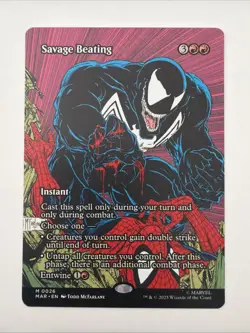 Savage Beating (Borderless) Marvel Universe Eternal-Legal Regular - Image 1