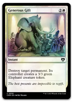 Generous Gift #26 (Foil) (MP) Commander Masters CMM Magic MTG - Image 1