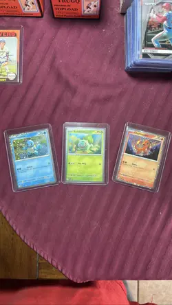 Pokemon 151 Promo Set Bulbasaur Charmander Squirtle SVP 046-048 - Image 1